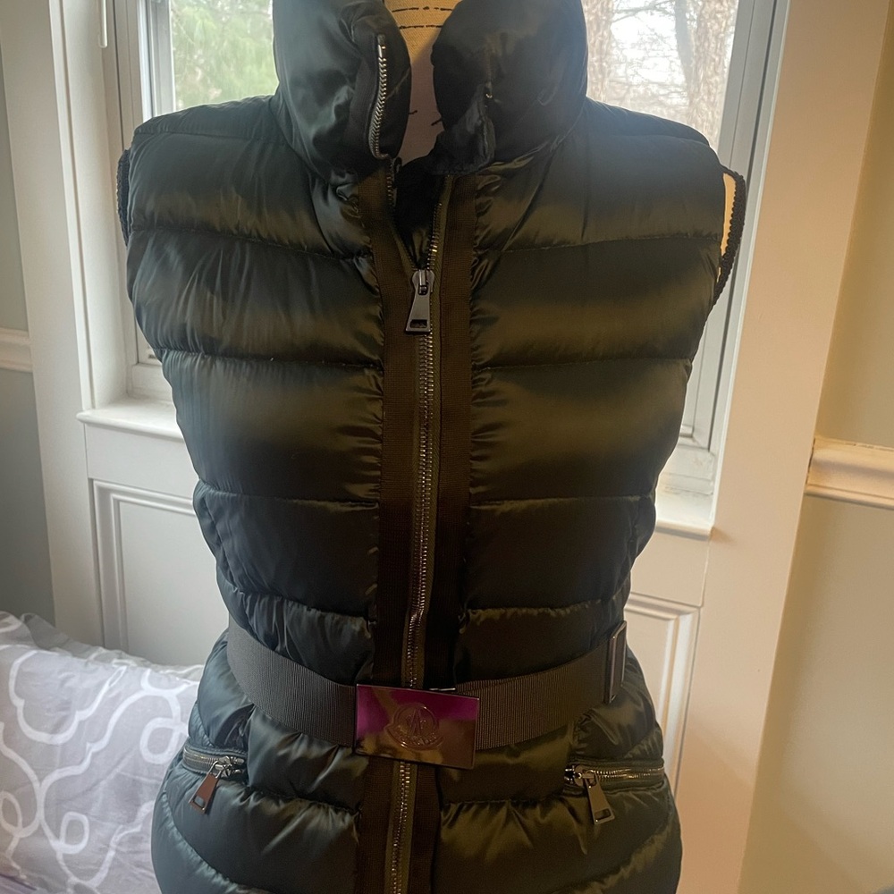 Moncler dark green  Puffer Vest